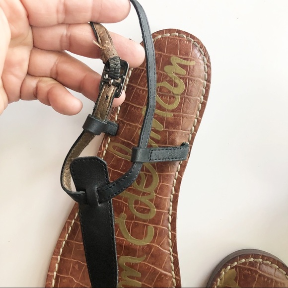 Sam Edelman Black Thong Sandals 9M - Picture 5 of 8